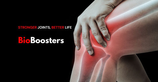 Close-up of a painful knee showing inflammation and swelling, representing joint discomfort or arthritis symptoms.